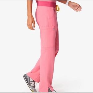NEW Figs Kade Cargo Scrub Pant NEON PINK, seasonal